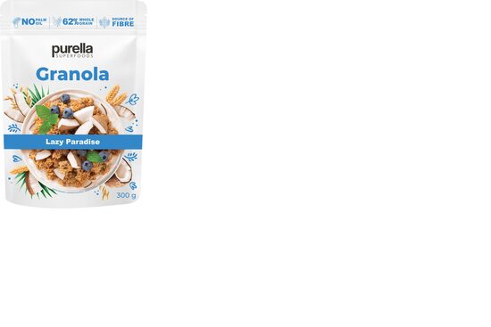 Granola musli PURELLA ar medu un kokosriekstu skaidiņām, 300g