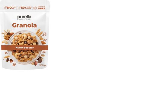 Granola musli PURELLA ar medu, kakao un šokolādes gabaliņiem, 300g