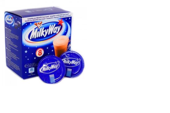 Karstās šokolādes kapsulas MILKY WAY, 8x15g