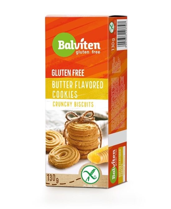 Cepumi ar sviesta garšu BALVITEN, bez glutēna, 130g