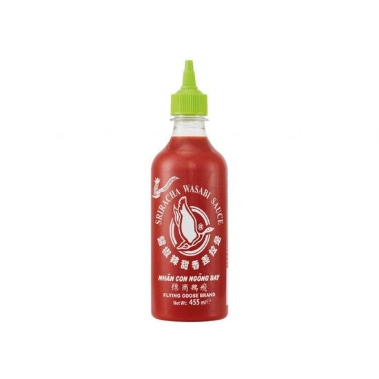Čili mērce FLYING GOOSE Sriracha, ar vasabi, 455ml