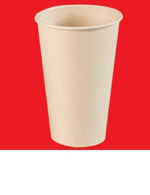 Vienreizlietojamās glāzes bambusa B'Green, PLA, 475ml, D90mm, 0.57kg, 50gab