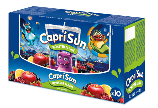 Sulas dzēriens CAPRI-SUN Monster Alarm Fruit, 10x0.2l