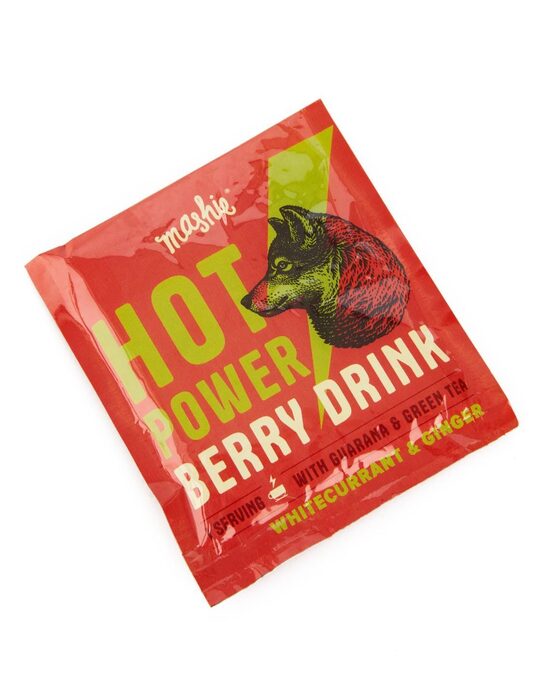 Biezenis HOT POWER Balto jāņogu un ingvera, enerģijas dzērienam, 4x40ml