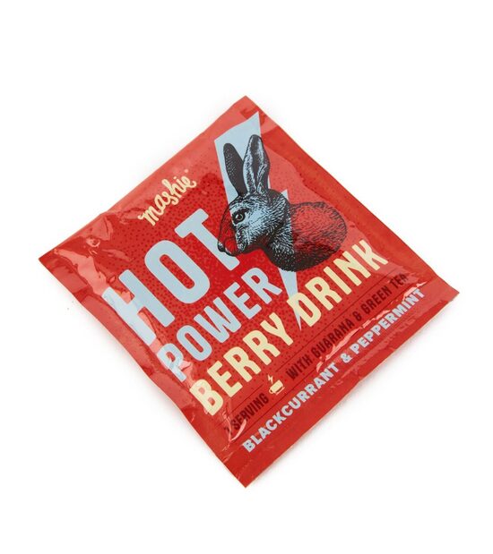 Biezenis HOT POWER Upeņu un piparmētru, enerģijas dzērienam, 4x40ml