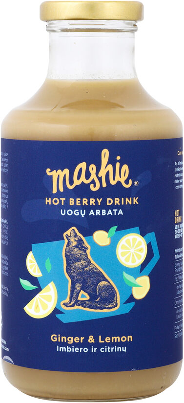 Citrons ar ingveru tējās pagatavošanai MASHIE, 0.5l