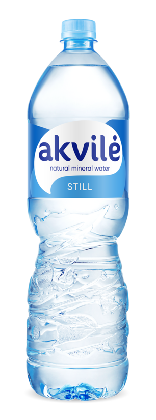 Naturāls minerālūdens AKVILE negāzēts, 1.5l(DEP)