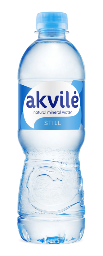 Naturāls minerālūdens AKVILE negāzēts, 0.5l  (DEP)
