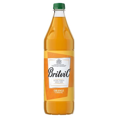 Sīrups BRTIVIC Cordial Orange, PET, 1l (DEP)