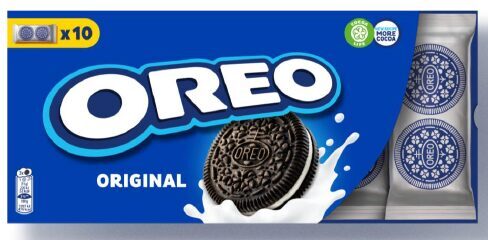 Cepumi OREO ar vaniļas garšas pildījumu 220g