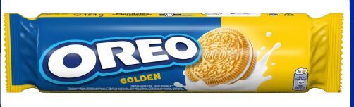 Cepumi OREO GOLDEN ar vaniļas garšas pildījumu 154g