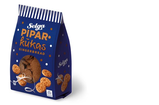 Piparkūkas mīkstās SELGA Zvaigznītes, 250g