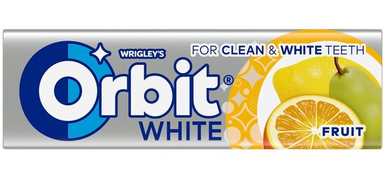 ORBIT White Fruit Stickpack 10 gab.