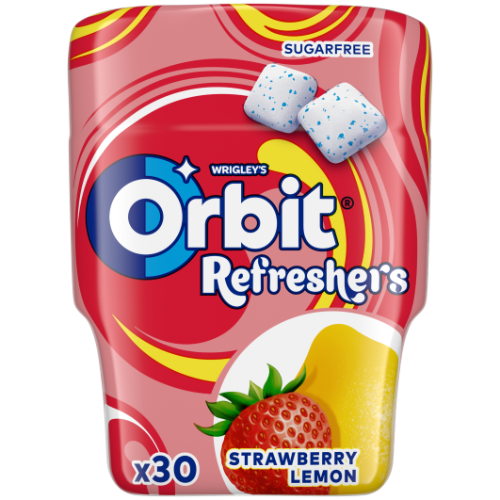 Orbit Refreshers Strawberry Lemon Bottle 30gb