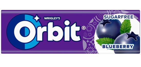ORBIT Blueberry Stickpack 10 gab.