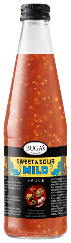 Saldskābā mērce BUGAS, maiga, 380g