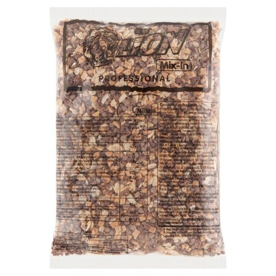 Kraukšķīgi cepumu gabaliņi LION, ar piena šokolādi un karameļu gabaliņiem, 400g