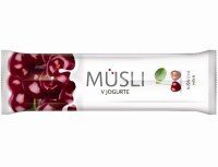 Musli ar ķiršiem jogurta glazūrā, 30g