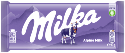 Milka Alpine Milk šokolādes tāfelīte 90g