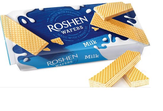 Vafeles ROSHEN ar piena pildījumu, 216g