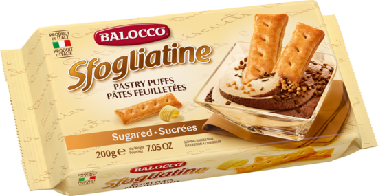 Cepumi BALOCCO Sfogliatine Zuccherate, 200g