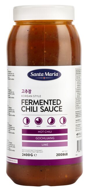 Korejas stila fermentēta čili mērce 2400 g, Santa Maria