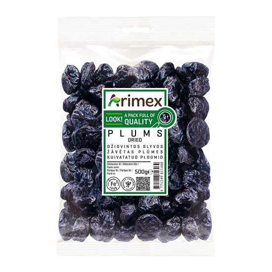Žāvētas plūmes ARIMEX Ashlock, 500g