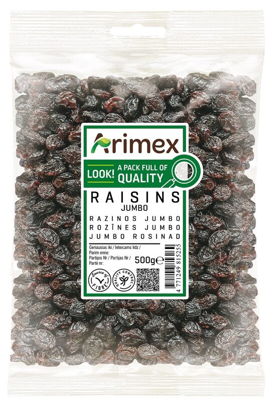 Rozīnes ARIMEX Jumbo Flames 500g