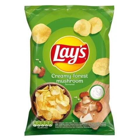 Čipsi LAY'S, ar sēņu garšu, 130g