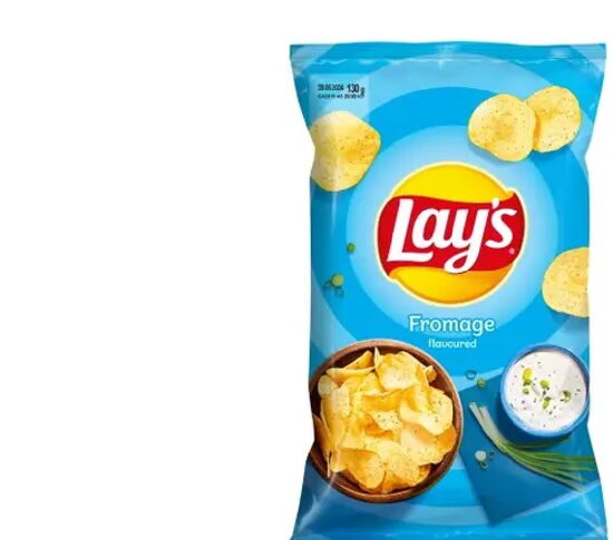 Kartupeļu čipsi LAY'S, krējuma un zaļo lociņu garšu, 130g