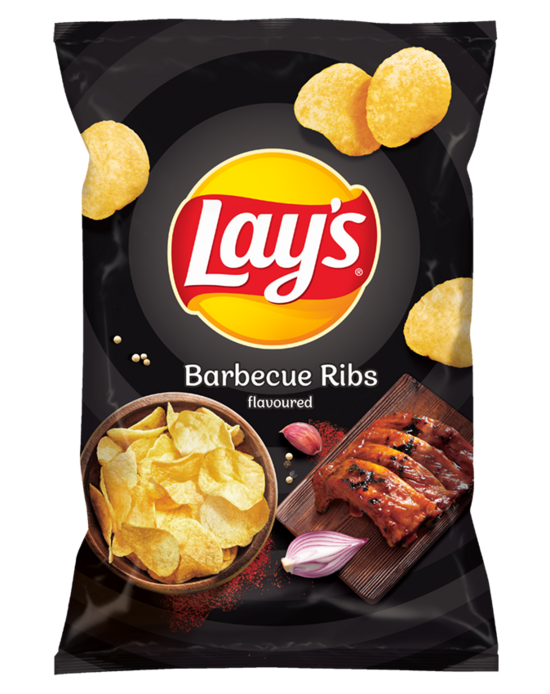 Čipsi LAY'S, ar BBQ gaļas garšu, 130g