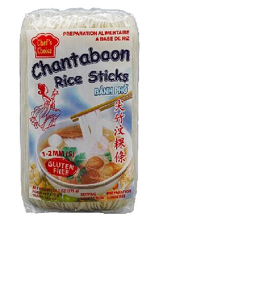 Rīsu nūdeles CHEFS CHOICE, 1mm, 375g