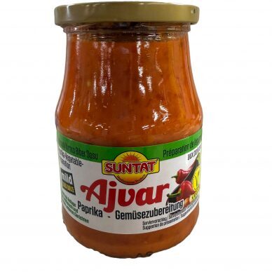 Paprikas mērce SUNTAT Ajvar, maiga, 340g