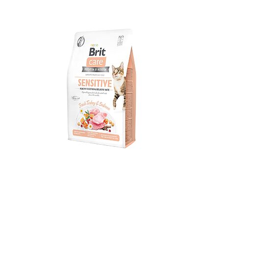 Sausā barība kaķiem BRIT CARE Sensitive Healthy Digestion&Delicate Taste, 2kg