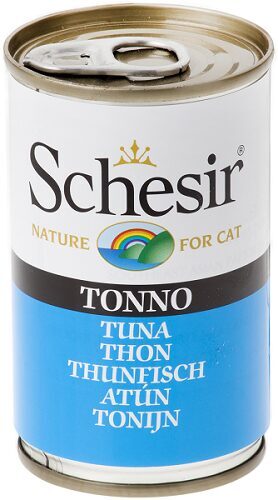Konservi kaķiem SCHESIR ar tunci, 140g