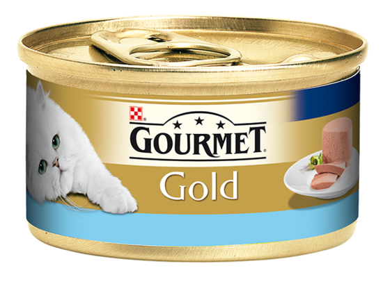 Konservi kaķiem GOURMET Gold pastēte tuncis, makrele, 85g