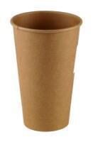 Papīra krūzīte KRAFT, PAP, kartona, 480ml, D90 mm, 50gab