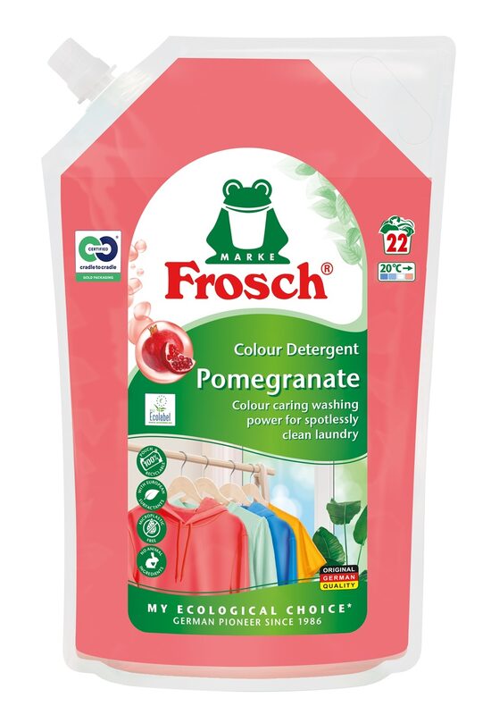 Veļas mazgāšanas līdzeklis FROSCH Colour Pomegranate, 1.5l