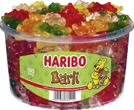 Želejkonfektes HARIBO Barli, 1.2kg