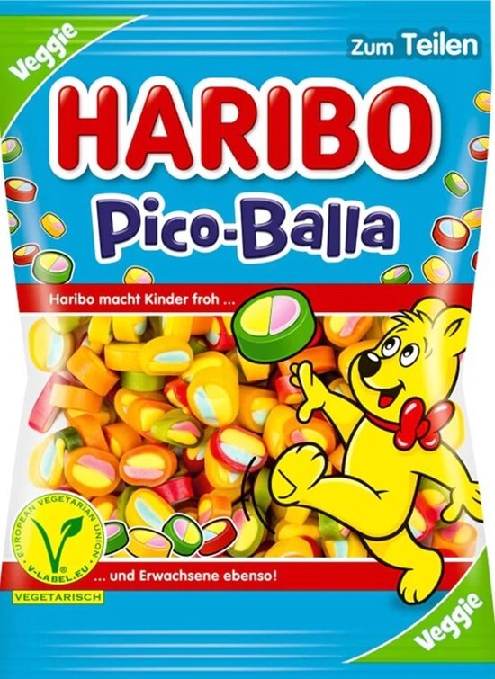 Želejkonfektes HARIBO Pico Balla, 160g