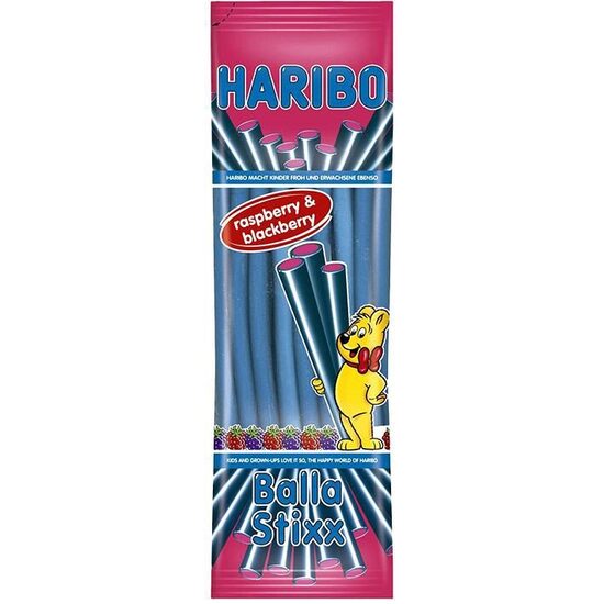 Želejkonfektes HARIBO Balla Stixx, Himb/Bromb, 200g
