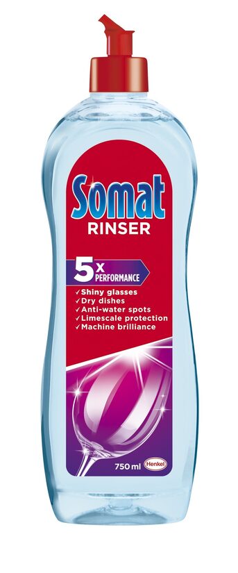 Trauku mazgājamas mašīnas skalošanas šķidrums SOMAT, 750ml