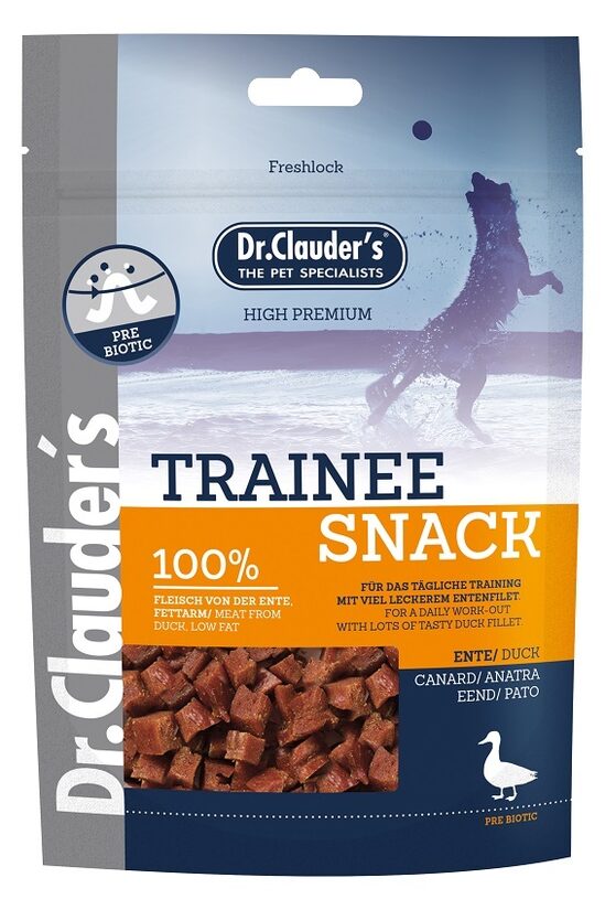 Gardums suņiem DR.CLAUDER'S Trainee pīles, 80g