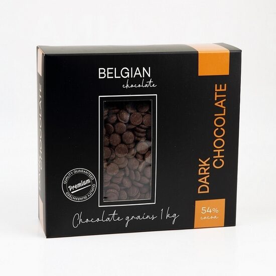 Tumšās šokolādes čipsi VELICHE 54%, 1kg