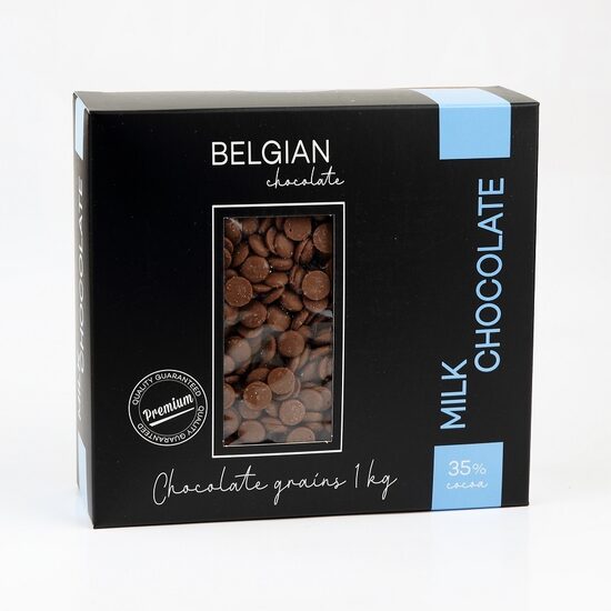 Piena šokolādes čipsi VELICHE 35%, 1kg