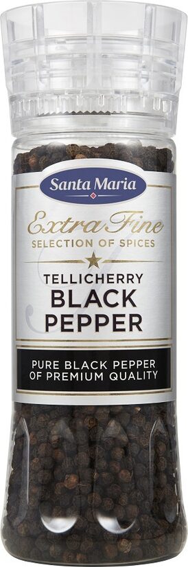 Tellicherry pipari - lielās dzirnavas 210g, Santa Maria