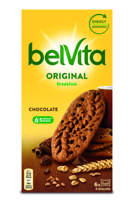Belvita cepumi ar šokolādes gabaliņiem 300g