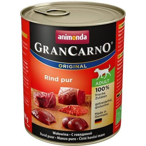 Konservi suņiem ANIMONDA GranCarno liellopa gaļa, 800g