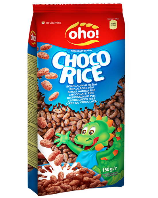 Oho S/b "Šokolādes rīsi" 150g