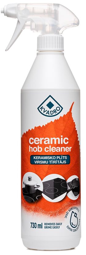 Keramisko plīts virsmu tīrītājs KVADRO, 750ml